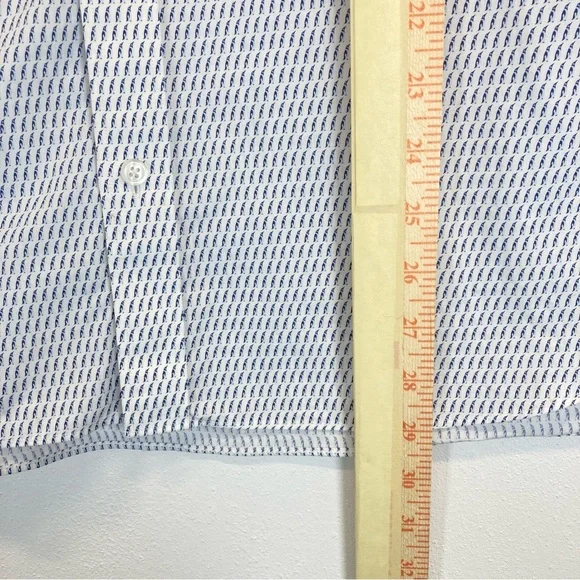 Bonobos Wrinkle-Free Slim Fit Long Sleeve Button Up Shirt Men's 16/33 Penguin - Picture 8 of 13